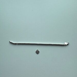 Return to Tiffany Heart Tag Bead Bracelet (Needs Fixing by Buyer)